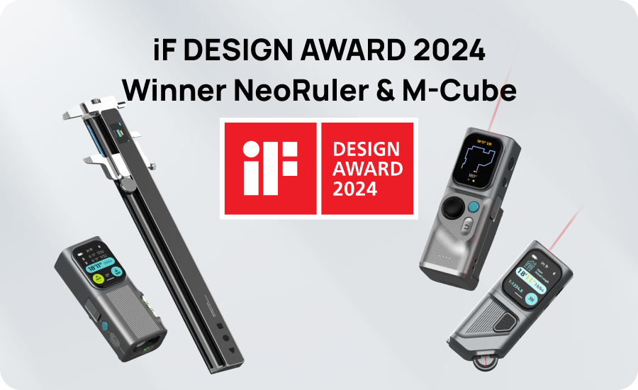 Breaking New Ground: HOZO Wins iF Design Award 2024 for NeoRuler & M-Cube