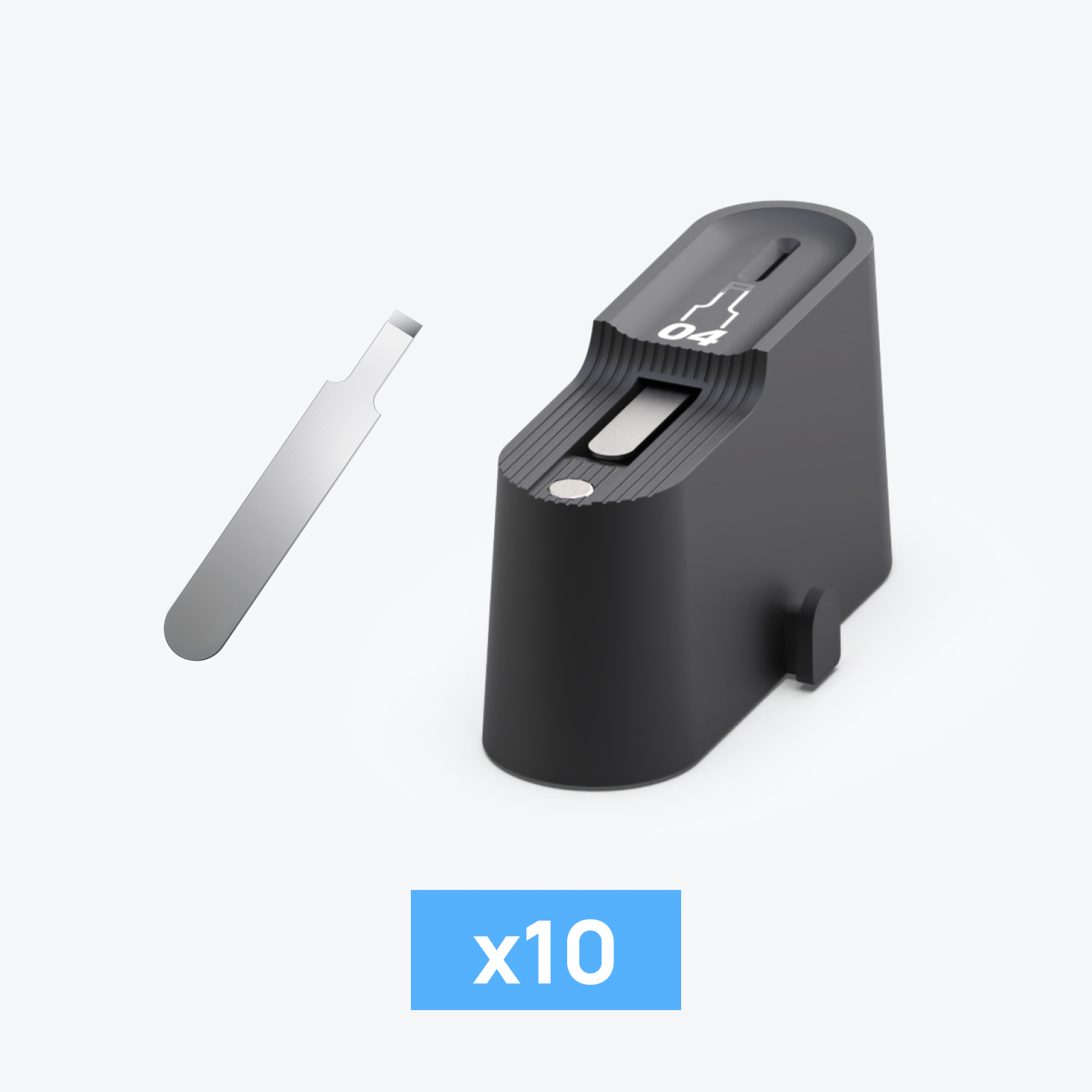 Mini Chisel Blade With Safety Dispenser