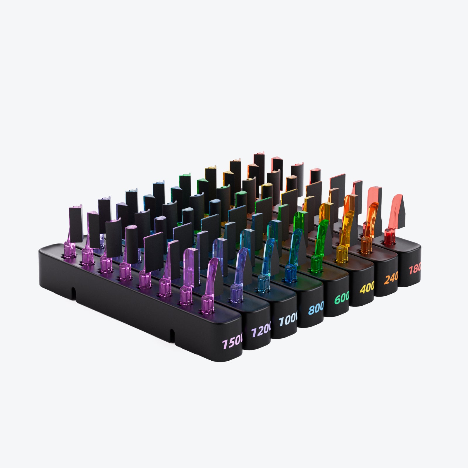 64pcs Multicolored Sanding Head Collection – HOZO