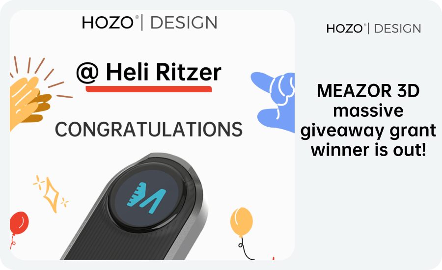 MEAZOR 3D Giveaway winner announcement! Winner is out!