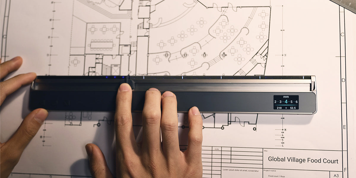 NeoRuler: Smart Digital Measuring Scale Ruler - HOZO Design