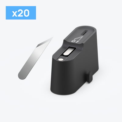 Standard Blade With Safety Dispenser