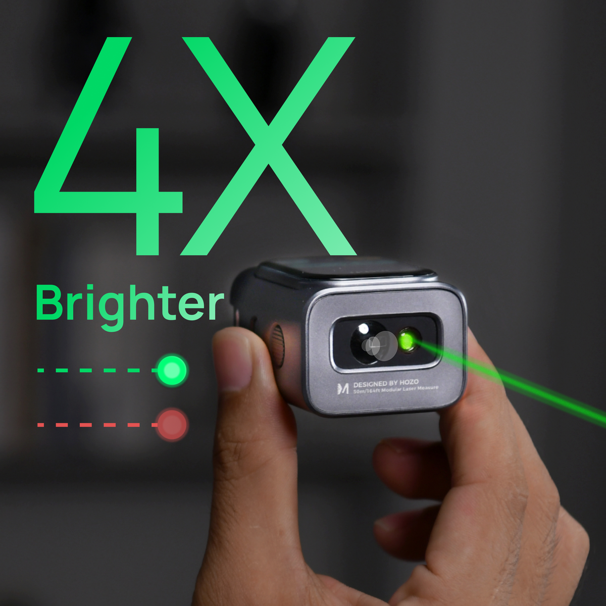 Measuring Cube Unit Ruler M-Cube Main Unit - Digital Tape Measure & Laser Measuring Tool - HOZO