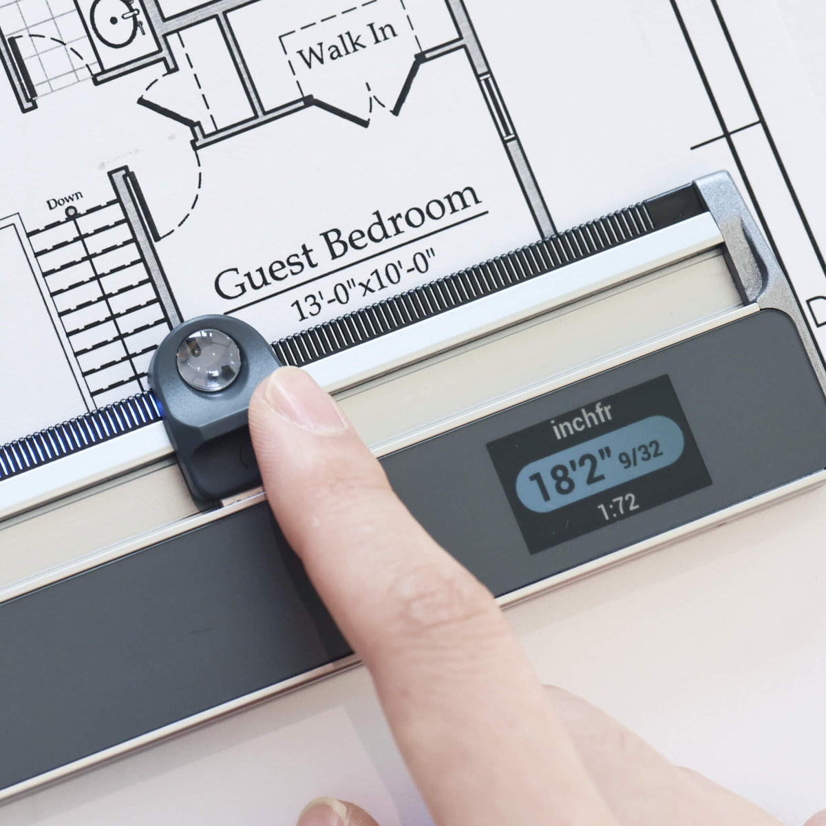 Faster Ruler NeoRuler Scale Ruler for Scale Drawing and Model – HOZO