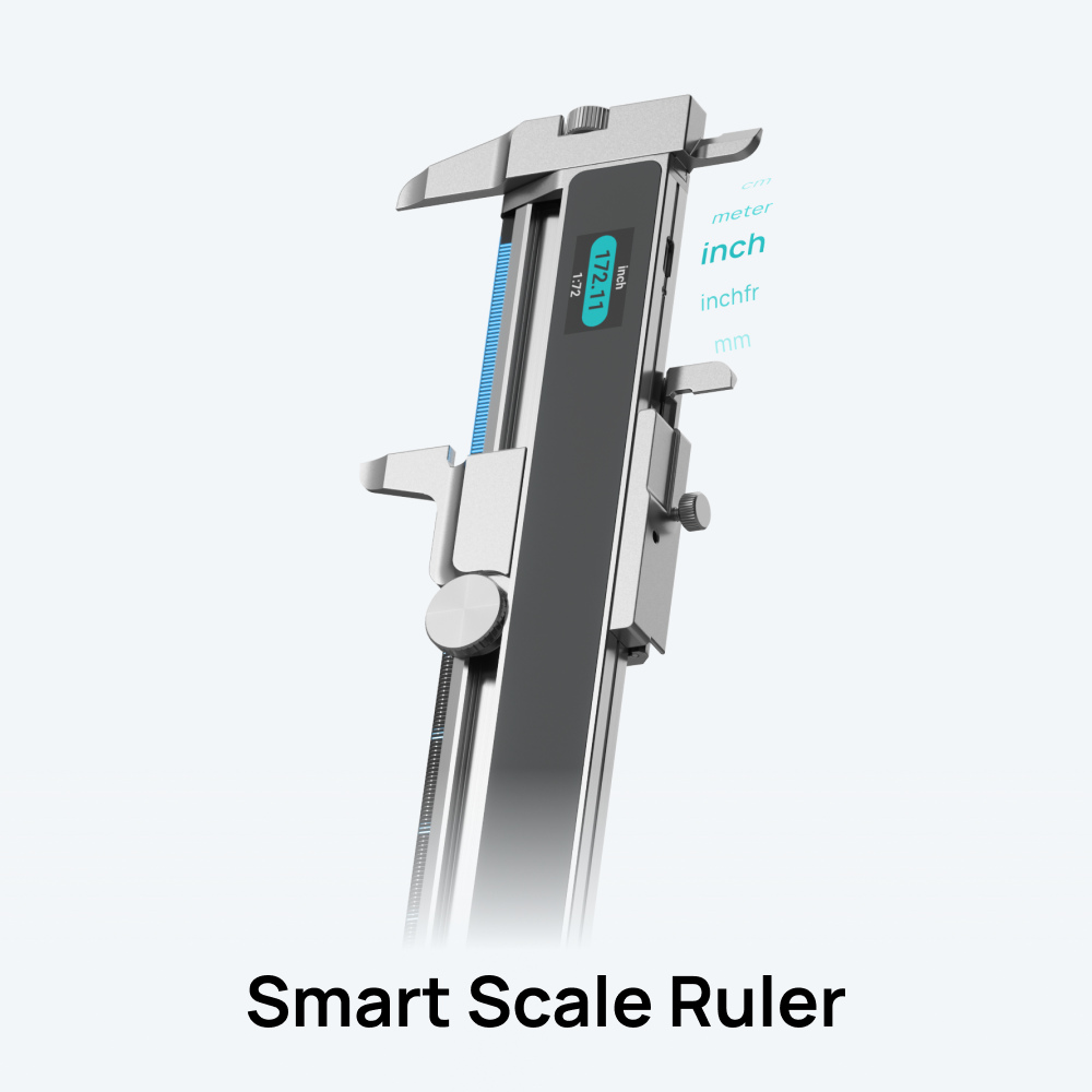 M-Cube: Modular Laser Level & Measuring Scale Ruler – HOZO Design