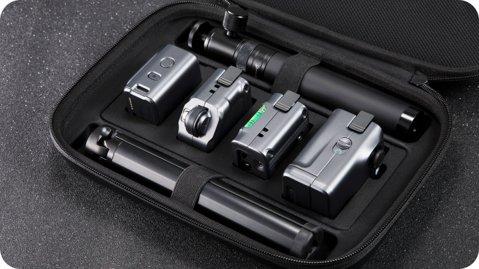 M-Cube: Modular Laser Level & Measuring Scale Ruler - HOZO Design