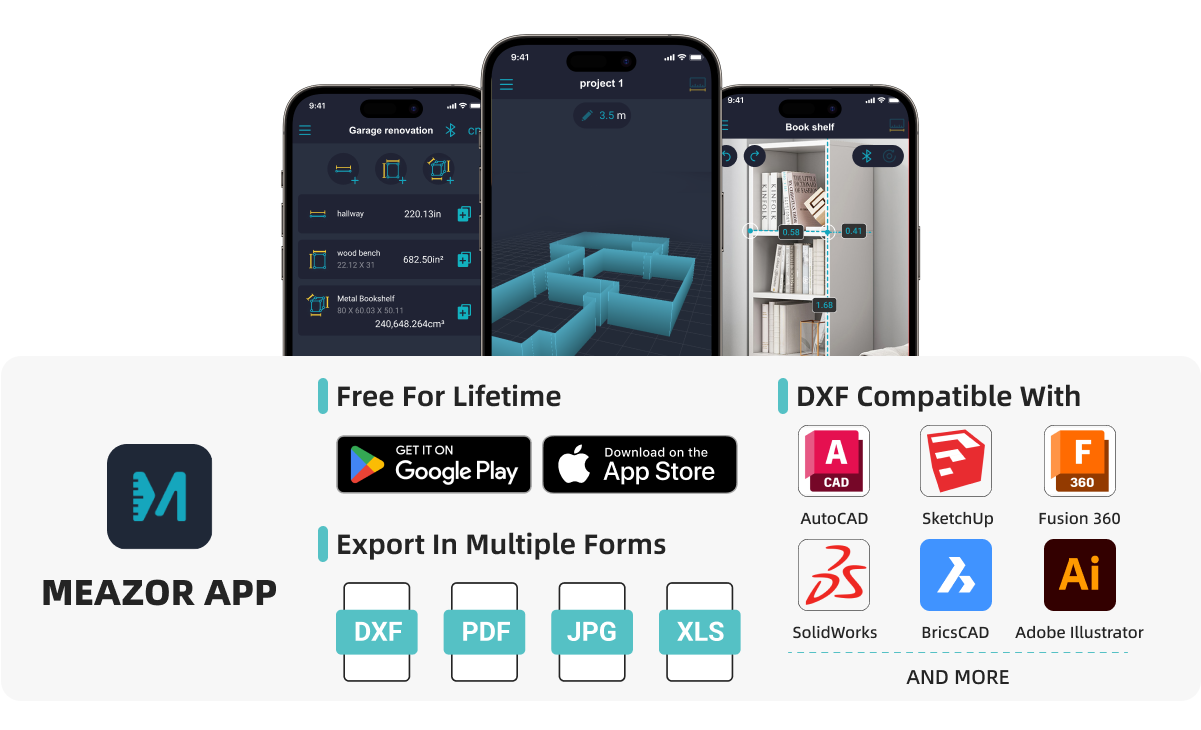 M-Cube: Modular Laser Level & Measuring Scale Ruler - HOZO Design
