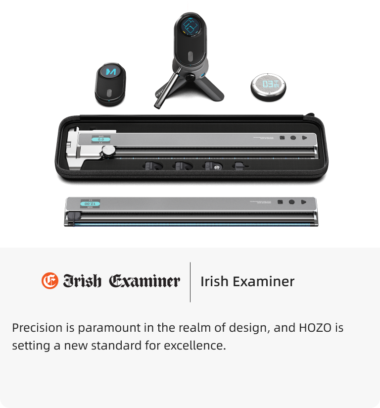 Hozo Smart Ruler HOZO Design - Future of Laser Measure Tool and Digital Ruler