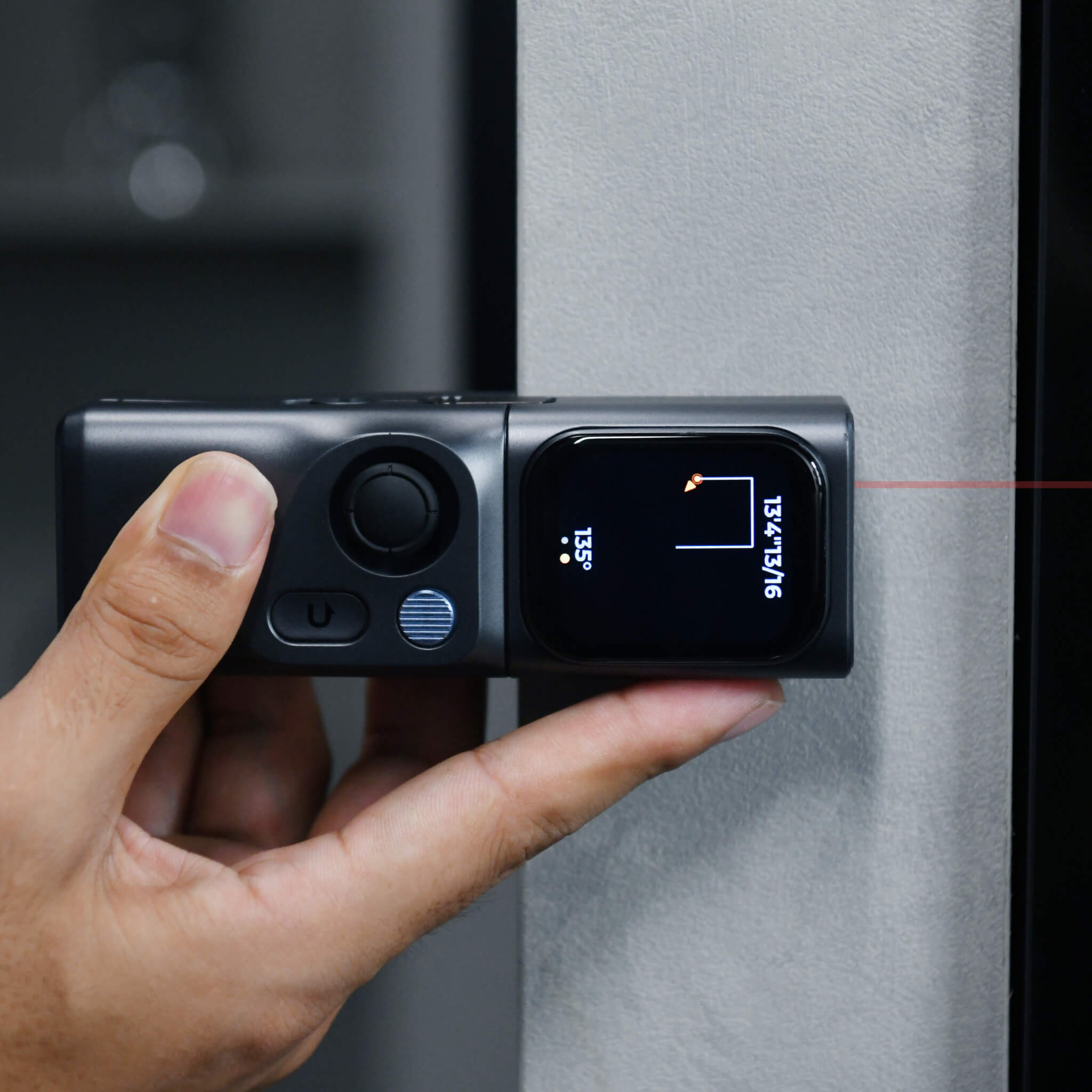 Cube Ruller M-Cube: Modular Laser Level & Measuring Scale Ruler - HOZO Design