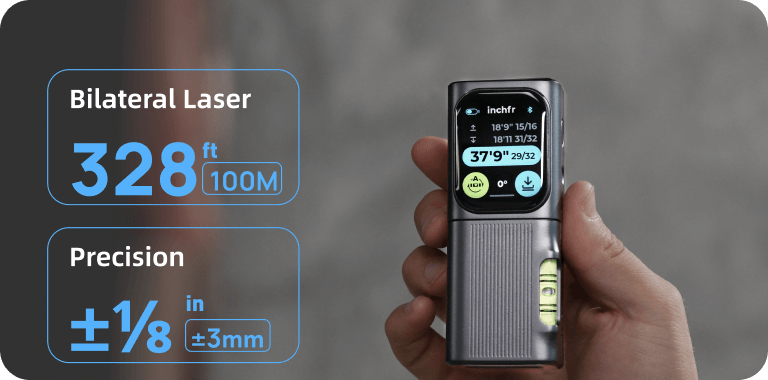 M-Cube: Modular Laser Level & Measuring Scale Ruler - HOZO Design