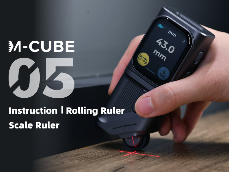 Hozo Smart Ruler M-Cube 05 Scale Roller: Smart Rolling Scale Ruler - HOZO Design