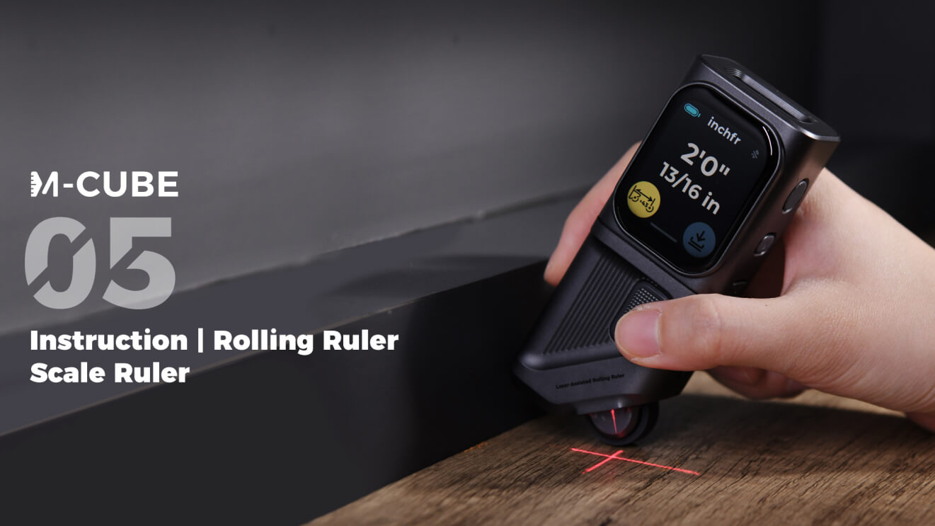Hozo Smart Ruler M-Cube 05 Scale Roller: Smart Rolling Scale Ruler - HOZO Design