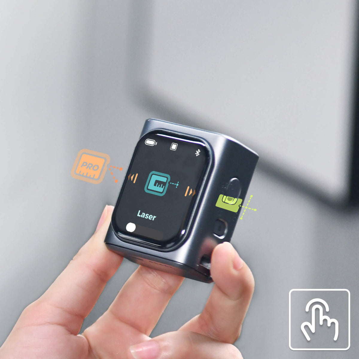 Cube Ruller M-Cube: Modular Laser Level & Measuring Scale Ruler – HOZO Design