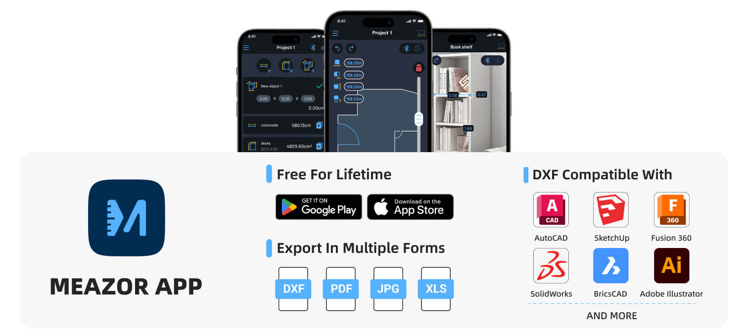 M-Cube: Modular Laser Level & Measuring Scale Ruler - HOZO Design