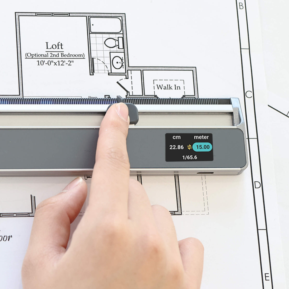NeoRuler Scale Ruler for Scale Drawing and Model – HOZO