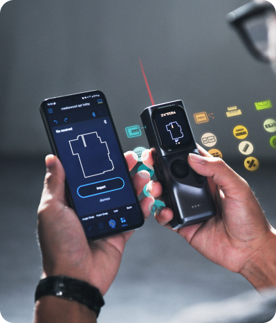 M-Cube: Modular Laser Level & Measuring Scale Ruler - HOZO Design