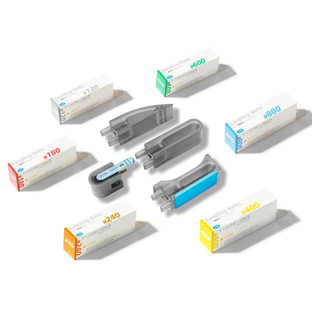 NeoBlock Premium Combo-Modular Sanding Block Set for 3D Print