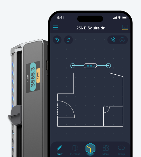 Ne1 Ruler NeoRuler: Smart Digital Measuring Scale Ruler - HOZO Design